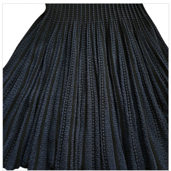 🦃TODAY ONLY🦃Theory check Blue/ black Mini Dress Fit & Flare NWT sz M - Picture 9 of 9